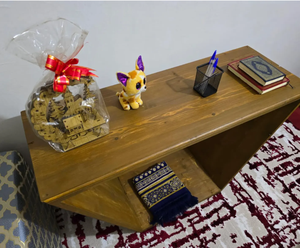 โต๊ะคอนโซลสไตล์ยุโรปแบบโบราณ โต๊ะทางเข้าทำจากไม้ โต๊ะทางเดิน ออกแบบสำหรับเฟอร์นิเจอร์บ้านสไตล์ฝรั่งเศส - Product Image 2