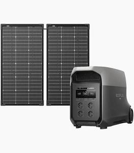 เครื่องปรับอากาศพลังงานแสงอาทิตย์ DELTA Pro 3 24000 BTU สำหรับภายนอกอาคาร ระบบทำความเย็นอย่างเดียว คลื่นไซน์บริสุทธิ์ MPPT 120/240V 4000W AC Output ผลิตในฟิลิปปินส์ - Product Image 3