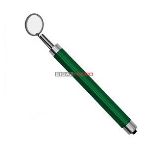Premium Quality Dental Mouth <b>Mirror</b> with <b>LED</b> Light Green Color Handle Stainless Steel Oral Examination Diagnostic Instrument - Product Image 2