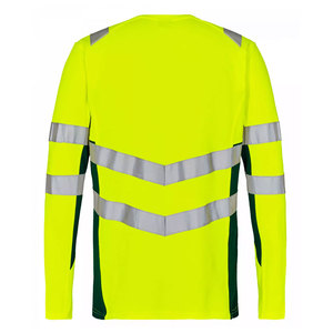 Low MOQ Reflective Long Sleeve Safety T-Shirt Custom Size & Color Reflective Tape Construction Worker T-Shirts - Product Image 6