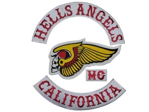 Set de Parches para Motociclistas Hells Angels Nomads MC – Parche Trasero de Calavera Alada - Product Image 5