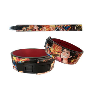 Ceinture de Soutien Réglable en Cuir de Vachette Robuste pour Haltérophilie, Protection Professionnelle Anime, Antidérapante, Unisexe, Qualité Premium pour la Salle de Sport - Product Image 3