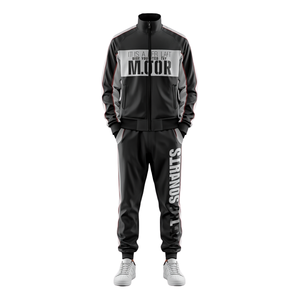 Ensemble de survêtement pour homme en polyester/coton imprimé en sérigraphie - Product Image 2
