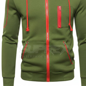 Sudadera con Capucha de Alto Rendimiento para Artes Marciales, con Cremallera, Cálida para Invierno, Informal, de Poliéster/Algodón, para Gimnasio y Deportes, 2026, Precio Bajo - Product Image 2