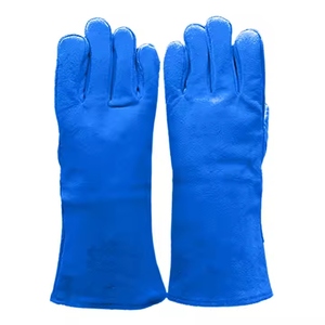 Gants de sécurité en cuir de vachette pleine fleur haute performance, résistants au feu, pour la soudure, la lutte contre les incendies, le barbecue et l'usage industriel - Product Image 5