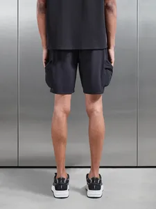 Custom Men’s Pocket Cargo Shorts 4 Way Stretch Nylon Shorts Slim Fit Multi Pocket Outdoor Shorts with Zipper Pockets - Product Image 3