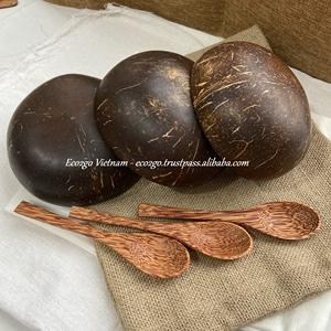 Bols De Noix De Coco Avec Cuillère Et Bols De Noix De Coco Vietnam Fabriqué En Matériau Naturel, Écologique De Haute Qualité Et Prix Bon Marché - Product Image 2
