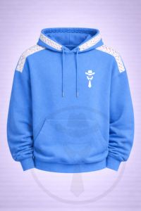 ชุดวอร์มสีน้ำเงินสำหรับผู้ชายแบบใหม่ เสื้อฮู้ดและกางเกงจ็อกเกอร์ ชุดกีฬาสวมใส่สบายสำหรับการฝึกซ้อม ยิม และสตรีทแวร์ - Product Image 5