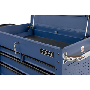 Heavy Duty Powder Coated Steel 4 <b>Drawer</b> Utility Cart Family keywords: for Garage Workshop Storage Use - Product Image 5