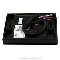 Lecteur de cartes de proximité RFID 125kHz Black Box avec interface Wiegand, portée de lecture de 0 à 100 mm pour les systèmes de pointage