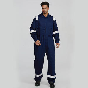 Combinaison de sécurité ignifuge et respirante en polyester, vêtements de travail réfléchissants unisexes par HI Dangri Clothes - Product Image 3