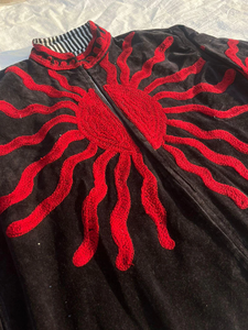 Veste matelassée Kantha réversible pour femme, 100 % coton, imprimé floral numérique indien, respirante et écologique, pour automne, hiver et printemps - Product Image 4