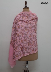 100% <b>Wool</b> With Fine Embroidery Shawls Or <b>Scarf</b> - Product Image 5