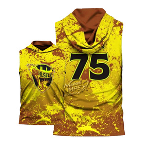 New men <b>compression</b> sleeveless 7v7 football uniforms customized any design in flag football uniforms Newyork Hustle - 7v7 - Product Image 4
