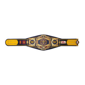 Ceinture de champion personnalisée avec plaques en alliage de zinc, sangles en cuir PU pour MMA, judo, taille adulte, épaisseur 2 mm/4 mm, fabriquée au Pakistan - Product Image 4