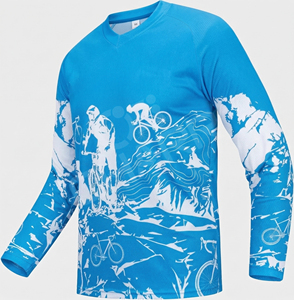 Maillot de vélo personnalisé pour hommes, vêtements de descente, maillot de cyclisme, maillot de moto tout-terrain, maillot de VTT, maillot de BMX personnalisé - Product Image 5