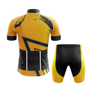 Traje de Ciclismo de Último Diseño, Jersey de Ciclismo Personalizado con Culotte con Tirantes para Hombre, Uniforme de Ciclismo - Product Image 4