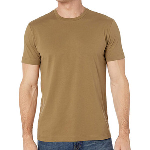 Camisetas de Cuello Redondo de Manga Corta para Hombre, 100% Algodón, Lisas, de Alta Calidad, con Logotipo Personalizado, Compre Camisetas de Algodón para Hombre - Product Image 1