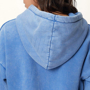 Hoodies courts pour femmes de qualité supérieure, style moderne, matière en coton mélangé doux, parfaits pour la salle de sport et les looks quotidiens. - Product Image 5
