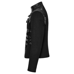 Chaquetas Góticas Oscuras de Cuero Sintético para Hombre, Estilo Punk, Gótico, Metal, con Hebillas, para Motocicleta, 2026 - Product Image 2