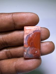 Cabujón de Ágata Algodón de Azúcar Natural de Alta Calidad, Material Suelto para Fabricación de Joyas - Product Image 4