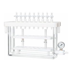 Colector de Vacío para Cromatografía SPE de 12-24 Puertos, Vidrio Especial para Preparación de Muestras - Product Image 1