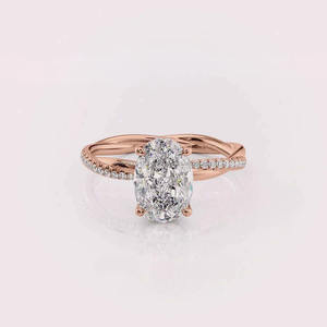 Anillo de Compromiso de Moissanita al por Mayor para Propuesta de Matrimonio y Regalo de Aniversario Disponible al Mejor Precio del Mercado - Product Image 4