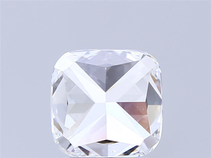 Diamant blanc lâche de 3 carats, couleur D, pureté VVS2, taille coussin, offrant une symétrie de qualité supérieure et un éclat glacé exceptionnel. - Product Image 4