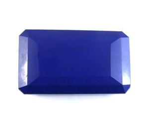 5000 Ct Lapis Lazuli chauffé, cabochon facetté taille émeraude octogonale, pierre précieuse naturelle en vrac, vente en gros, fourniture de bijoux - Product Image 4