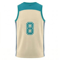 Maillot de basket tendance pour hommes, tissu léger, coupe confortable, design sans manches, parfait pour l'entraînement