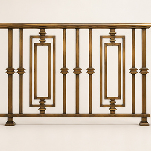 Architectural Bronze Railing <b>Handrail</b> Balustrade for Luxury Hotels Villas and <b>Modern</b> Staircases - Product Image 1