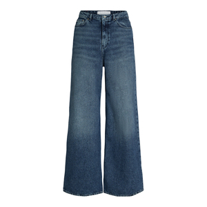 <b>Women's</b> Straight Regular Fit <b>Elastic</b> <b>Waist</b> <b>Jeans</b> Pants 100% Cotton Breathable Denim Pant Fashionable Streetwear Loose Fit - Product Image 5