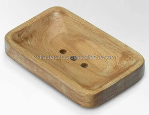Boîte à savon en bambou écologique de haute qualité personnalisée pour la maison salle de bain cuisine hôtel utilisation porte-savon en bois pour le bain et la douche - Product Image 4