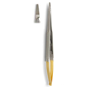 Portaagujas Manual Jacobson de 18 cm con Insertos de Carburo de Tungsteno, Portaagujas para Microcirugía, Certificado CE JI-307 Clase I, 1 Año de Garantía - Product Image 2