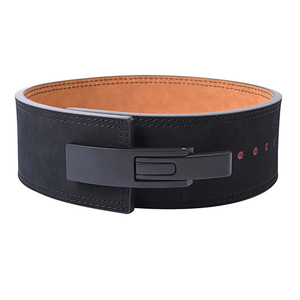 Cinturón de levantamiento de pesas de cuero personalizado con hebilla de palanca, accesorio de equipo de fitness, cinturón de palanca para culturismo para hombres - Product Image 1