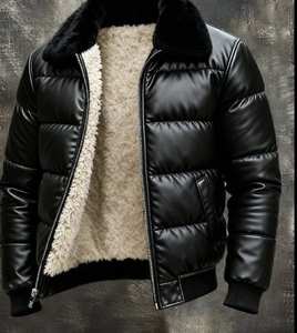 เสื้อแจ็คเก็ตหนังแท้คุณภาพสูงสำหรับผู้ชายแฟชั่นลำลองขายส่งสำหรับฤดูหนาว ราคาสมเหตุสมผล ขายออนไลน์ - Product Image 4