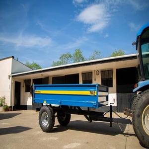 Remorque basculante hydraulique à double essieu de qualité supérieure, capacité de 2 tonnes, avec moteur puissant pour utilisation avec un tracteur à prix avantageux - Product Image 2