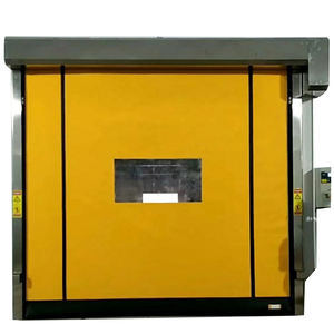 <span class=keywords><strong>Porte</strong></span> élévatrice électrique <span class=keywords><strong>HORMANN</strong></span> à empilage rapide en PVC anti-collision avec fermeture éclair pour entrepôt, taille et couleur personnalisables - Product Image 4