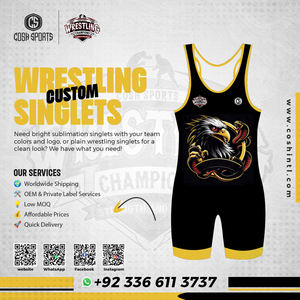 ชุดนักมวยปล้ำแบบสั่งทำพิเศษระดับมืออาชีพ |   เสื้อผ้าสำหรับศิลปะการต่อสู้และการฝึกซ้อมแบบสกรีนโลโก้ด้านหน้า - Product Image 6