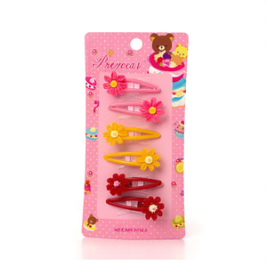 Fermagli per capelli a forma di fiore da principessa, confezione da 12 pezzi per bambine con design carino - Product Image 2