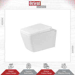 WC suspendu en céramique blanche, fabriqué en Inde, largement utilisé, vendu en gros, à prix abordable - Product Image 3