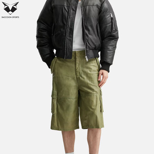 Servicio OEM ODM, Logotipo Personalizado, Impresión, Transpirable, Ligero, Duradero, Buen Proveedor, Diseño Único, Ropa Exterior para Adultos, Pantalones Cortos de Cuero - Product Image 5