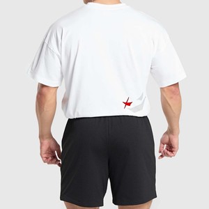 T-shirt en coton tricoté écologique pour homme, coupe classique, style urbain, avec couleur et logo personnalisables, séchage rapide, idéal pour la gym - Product Image 4