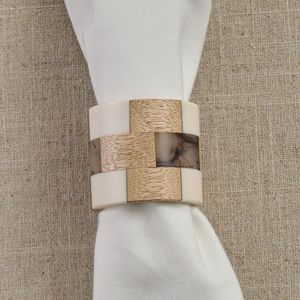 Nouveau style 2026 – Anneau de serviette en bois et résine, support de serviettes idéal pour la cuisine, la restauration, la vaisselle, les mariages et la décoration de fête - Product Image 3