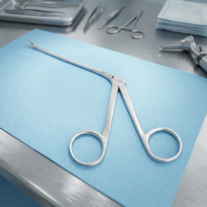 Micro Alligator Forceps 3.5 Inches Serrated Manual ENT Instruments CE Certified Class I Surgical Tool - Product Image 4