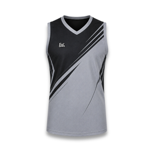 Maillot de basket-ball sportif haut de gamme 100% polyester sans manches offrant flexibilité, ventilation, rétention de la couleur, personnalisable - Product Image 2
