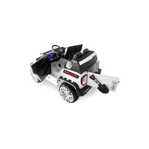 Fenomen telecomando alimentato a batteria auto Jeep 4x4 12 Volt/bianco