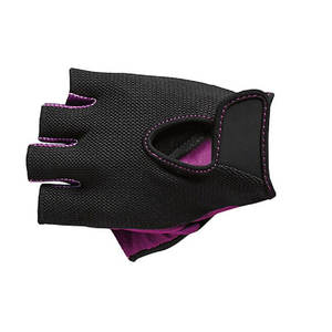 Guantes Deportivos de Medio Dedo Transpirables de Cuero Hechos en Pakistán con Soporte para Muñeca y Cierre de Cordones para Entrenamiento Unisex en el Gimnasio - Product Image 4