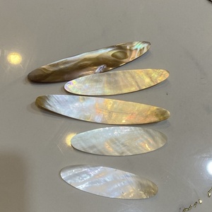 White Mother Pearl Slice <b>Fishing</b> Lure Spoon Hard <b>Floating</b> Bait Boat Polished Seashell Fish Attractor for Pike Trout Lake Ocean - Product Image 1