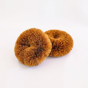 Eco Friendly Natural <b>Round</b> Coconut Fiber Coir Husk Tawashi <b>Brush</b> Eco Scourer Cleaning Products Kitchen Accessories - Product Image 6